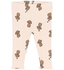 The New Leggings - TnsbSona - Rib - Silver Peony AOP