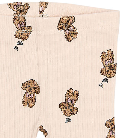 The New Leggings - TnsbSona - Rib - Silver Peony AOP