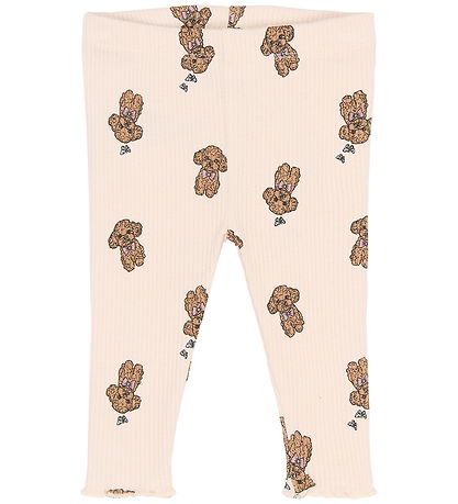 The New Leggings - TnsbSona - Rib - Silver Peony AOP