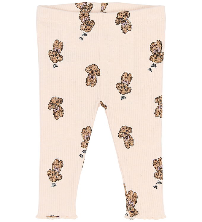 The New Leggings - Rib - TnsbSona - Silver Peony AOP