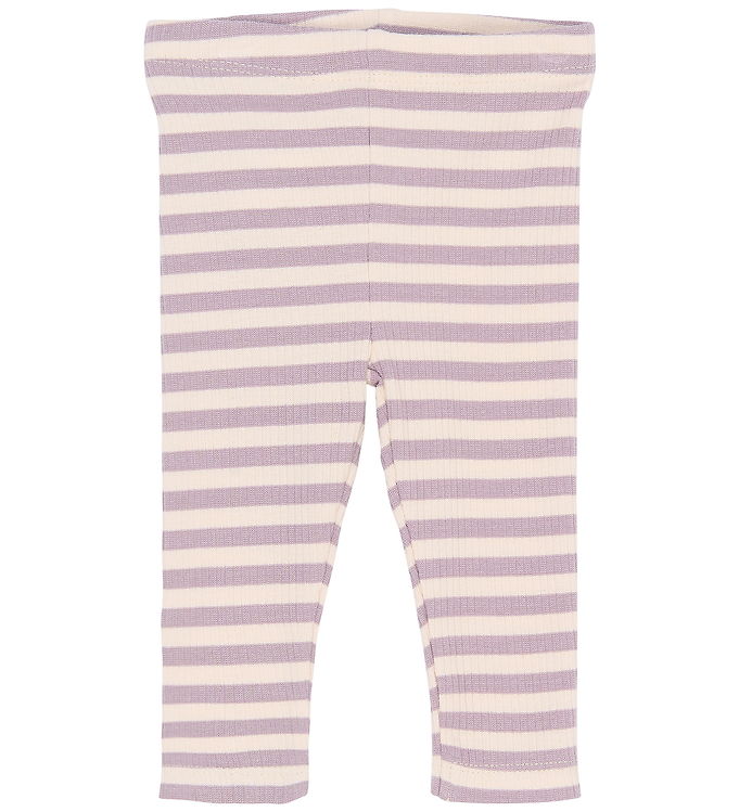 The New Leggings - Rib - TnsbFro - Sea Fog Striped