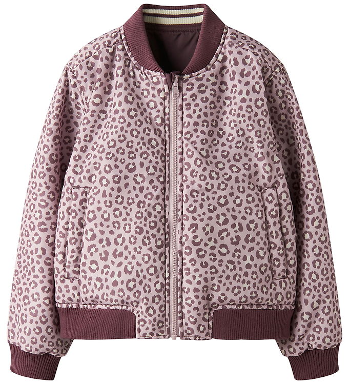 Name It Bomberjakke - NkfMariska - Plum Wine