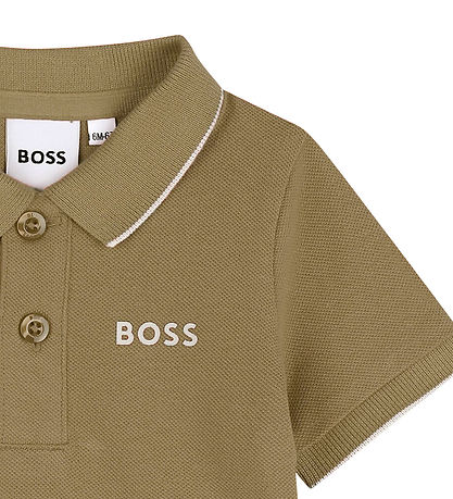 BOSS Polo - Dark Stone