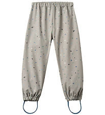 Wheat Regnbukser - Olo - Light Flint Letters