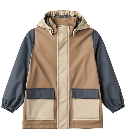 Wheat Regnjakke - Otu - White Pepper