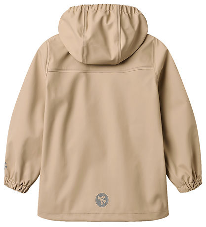 Wheat Regnjakke - Ollo - White Pepper