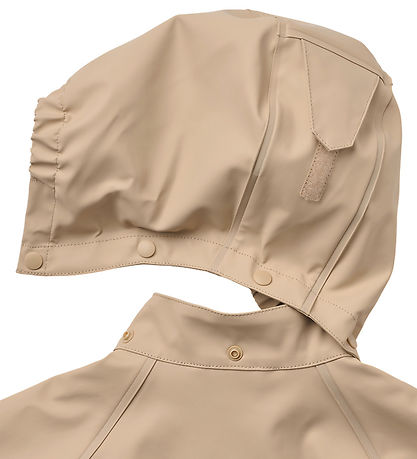 Wheat Regnjakke - Ollo - White Pepper