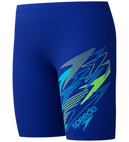 Speedo Badebukser - Medley Logo Jammer - Deep Sapphire/ Mayan Bl