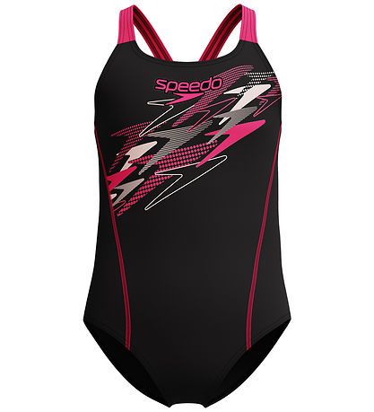 Speedo Badedragt - Medley Logo Medalist - Anthracite/ Margarita 