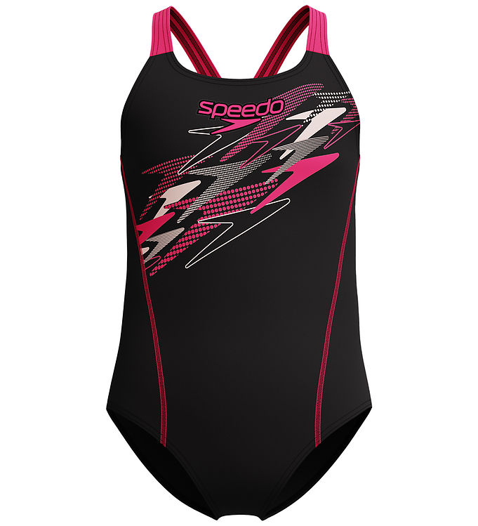 Speedo Badedragt - Medley Logo Medalist - Anthracite/ Margarita