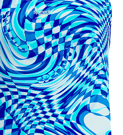 Speedo Badedragt - Splashback - Deep Sapphire/ Pale Clover
