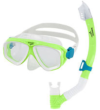 Speedo Snorkel set - Adventure Junior - Green Gecko/Clear