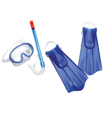 Speedo Snorklesæt m. Svømmefødder - Aqua Quest - Blue Oceans