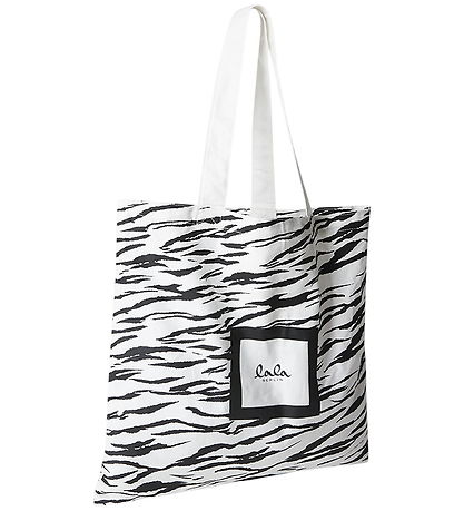 Lala Berlin Shopper - Maja - White Black Tiger