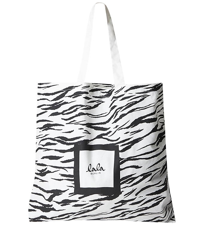 Lala Berlin Shopper - Maja - White Black Tiger