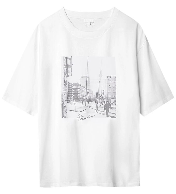 Lala Berlin T-shirt - Berlin - Hvid m. Print