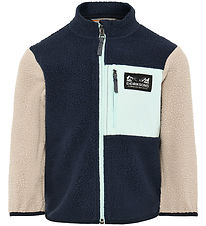 Didriksons Fleecejakke - Teddy - Anten - Ocean Mint