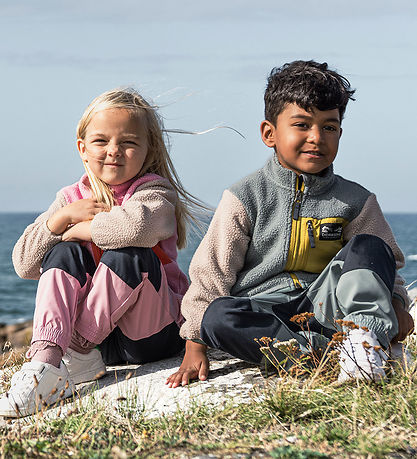 Didriksons Fleecejakke - Anten - Factory Blue