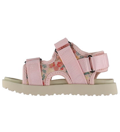 Wheat Sandaler - Sandal Mandy - Powder Flowers And Seashells