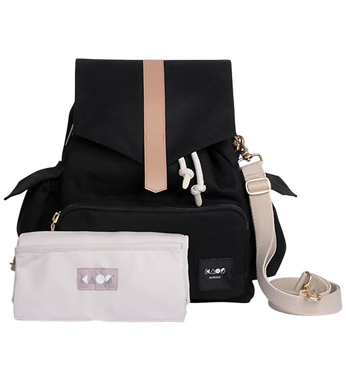 KAOS Pusletaske - Ransel - Sort/Natural