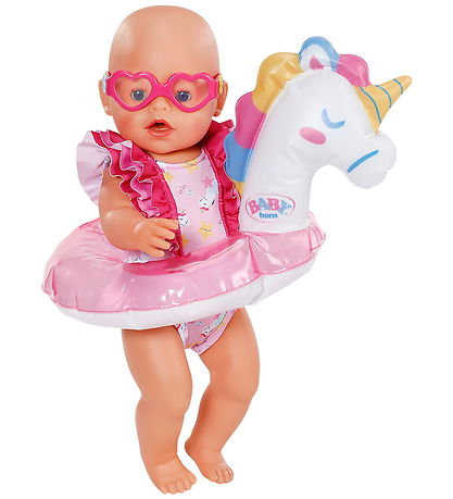 BABY born Svømmesæt - Unicorn - 43 cm
