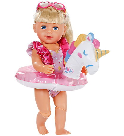 BABY born Svømmesæt - Unicorn - 43 cm