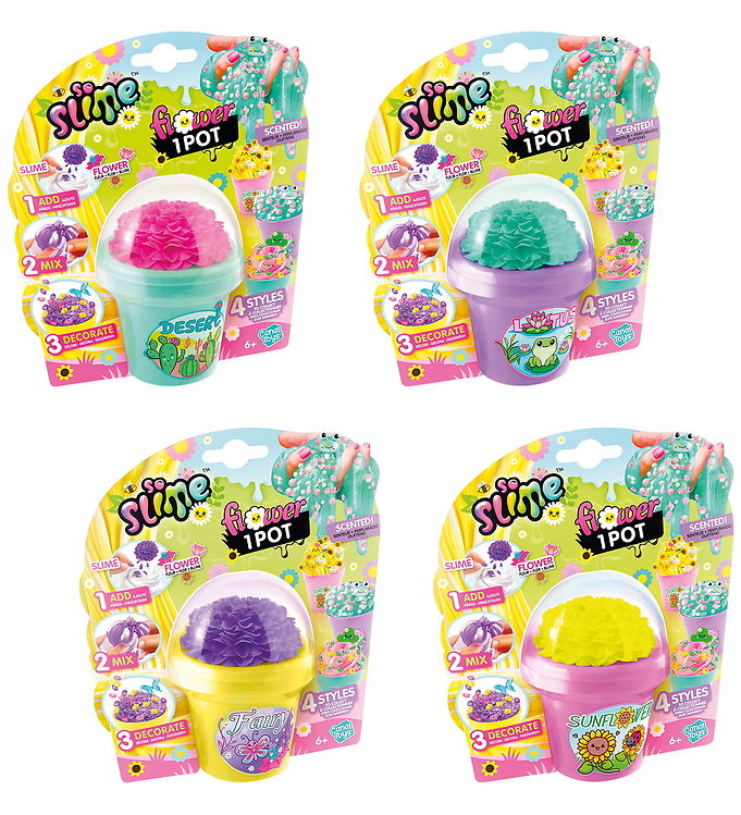 So Slime DIY-Slim - Slime Flower - 1 Potte - Asst.