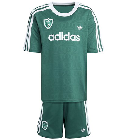 adidas Originals Træningssæt - JERSEY SET - CGREEN/WHITE