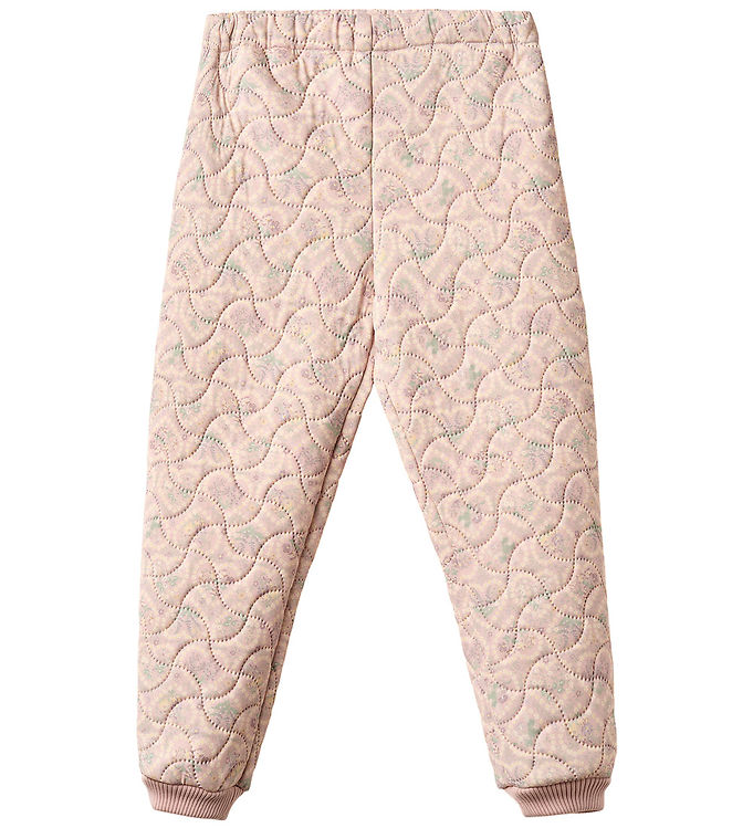 Wheat Alex Termobukser Heart Flowers Med Ribkanter - Str. 6y 116cm