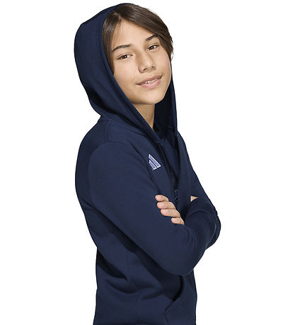 adidas Performance Cardigan - Hood - Tenabl/White