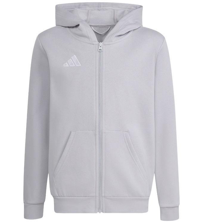 adidas Performance Cardigan m. Hætte - Hood - Tmlggr/White