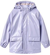 Wheat Regnjakke - PU - Lak - Ollo - Lilac Cosmic Sky