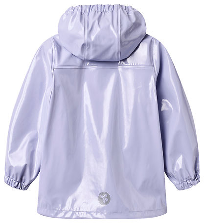 Wheat Regnjakke - PU - Lak - Ollo - Lilac Cosmic Sky
