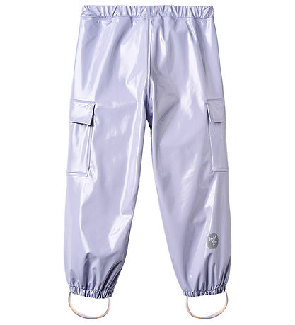 Wheat Regnbukser - PU - Lak - Groa - Lilac Cosmic Sky