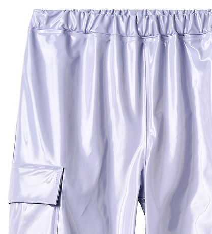 Wheat Regnbukser - PU - Lak - Groa - Lilac Cosmic Sky