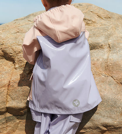 Wheat Regnbukser - PU - Lak - Groa - Lilac Cosmic Sky