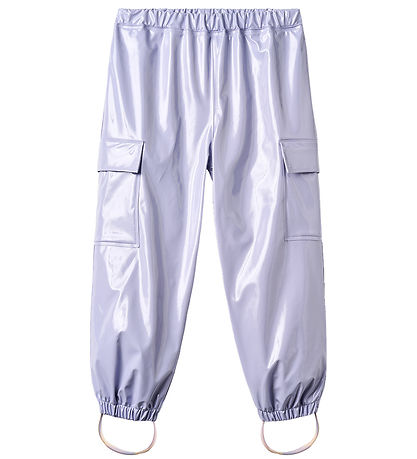 Wheat Regnbukser - PU - Lak - Groa - Lilac Cosmic Sky