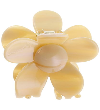 By Stær Hårklemme m. Blomst - Bitte - Karry