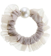 By Stær Hårelastik m. Flæse - Ebba - Beige