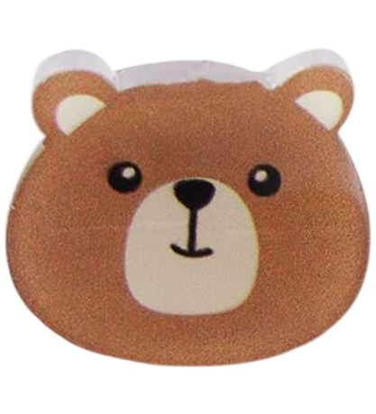 By Stær Hårklemme - Mini Bamse - Brun