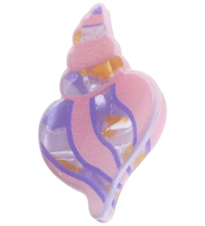 By Stær Hårklemme - Mini Konkylie - Rosa/Lilla