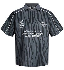 Jacsk & Jones T-shirt - JcoDust - Black/zebra