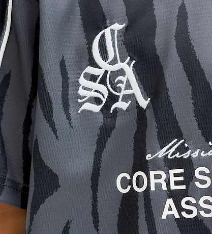 Jacsk & Jones T-shirt - JcoDust - Black/zebra