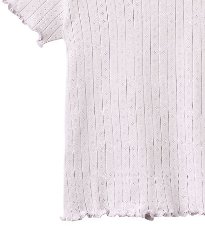 Wheat T-shirt - Rib - Irene - Purple Light