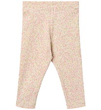 Wheat Leggings - Jules - Coral Flowers