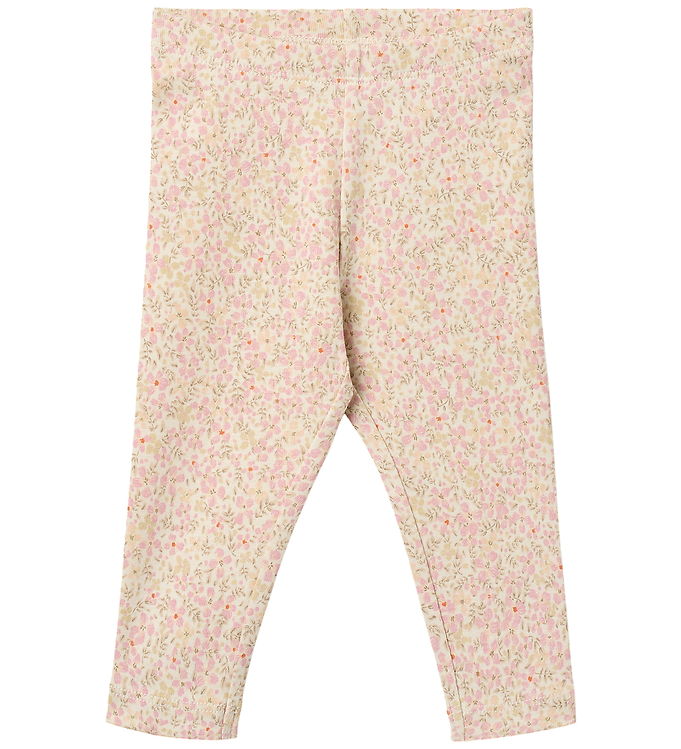 Jules Jersey Leggings - Coral flowers - 68
