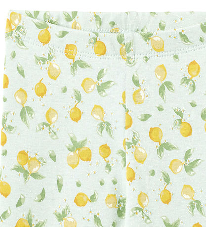 Wheat Leggings - Jules - Summer Blue Citrus