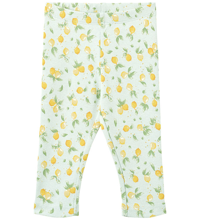 Wheat Leggings - Jules - Summer Blue Citrus