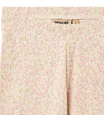 Wheat Leggings - Jules - Coral Flowers