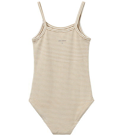 Sofie Schnoor Badedragt - PollyKB - UV50+ - Warm Stone Stripe